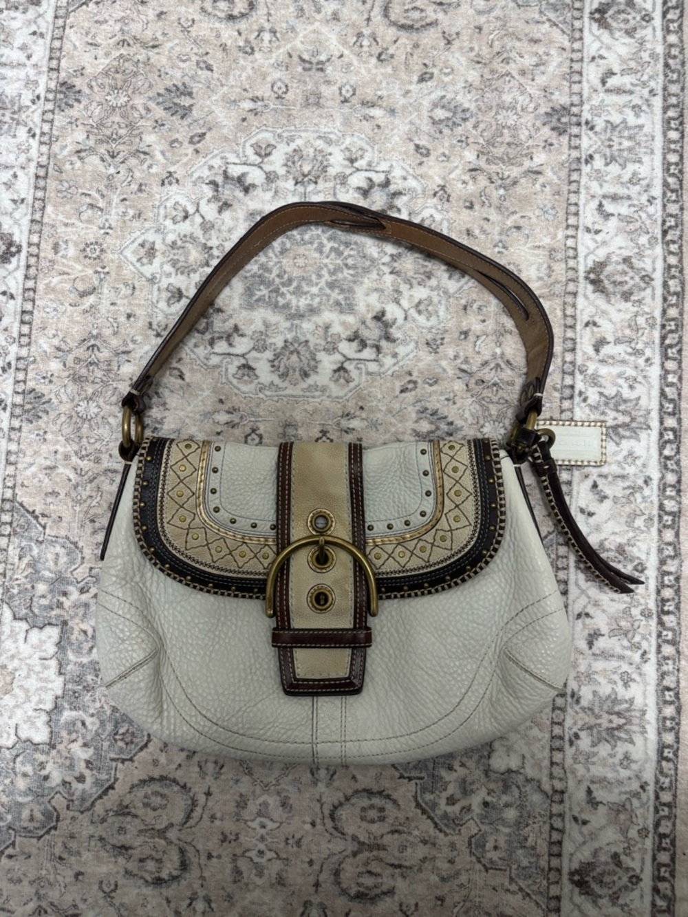 Rare 2006 Coach Soho Bag With Studded Details